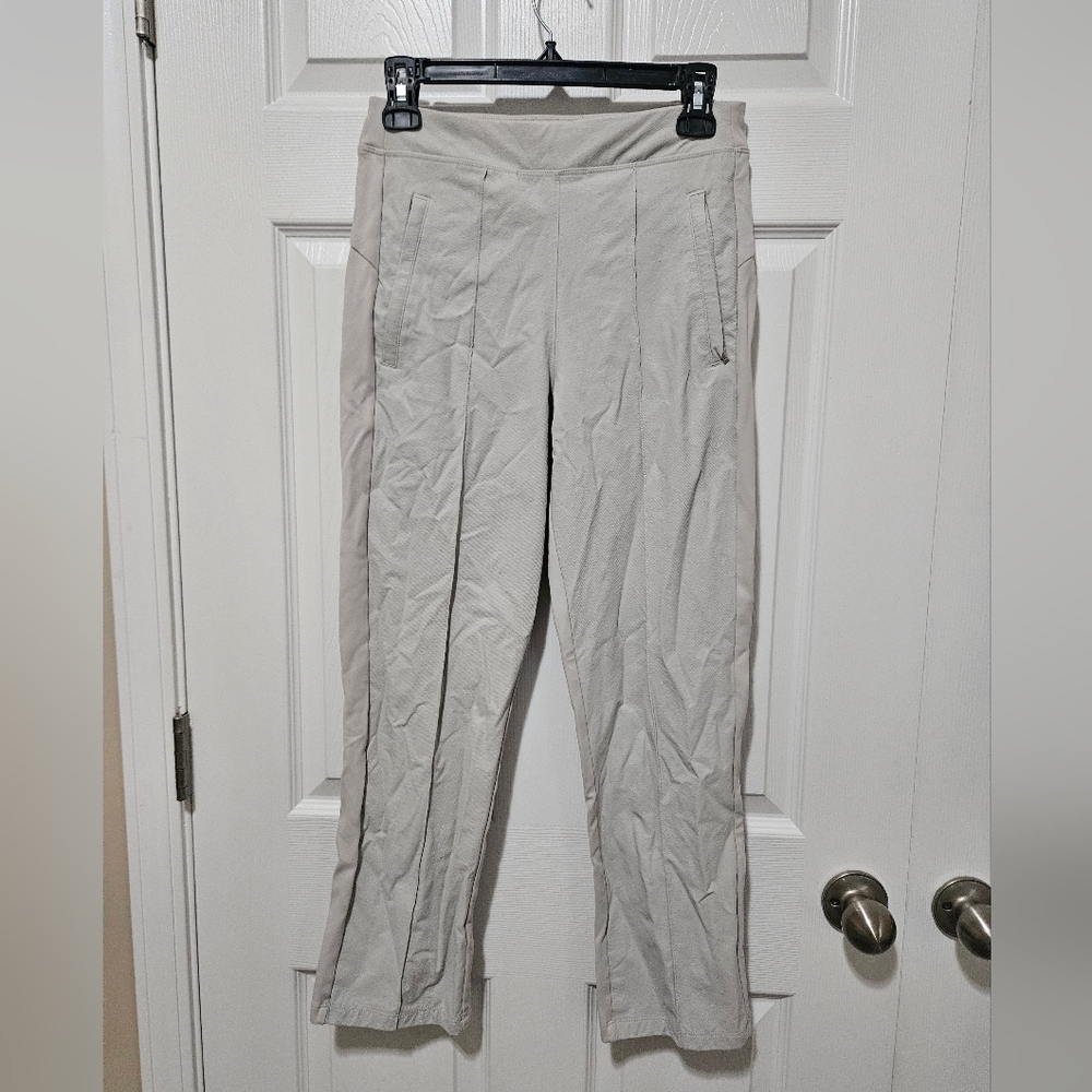 Athleta Cream Colored Trousers 4